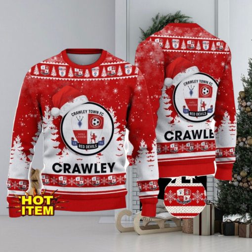 Crawley Town EFL English Football League Champions Ugly Christmas Sweater Christmas Gift