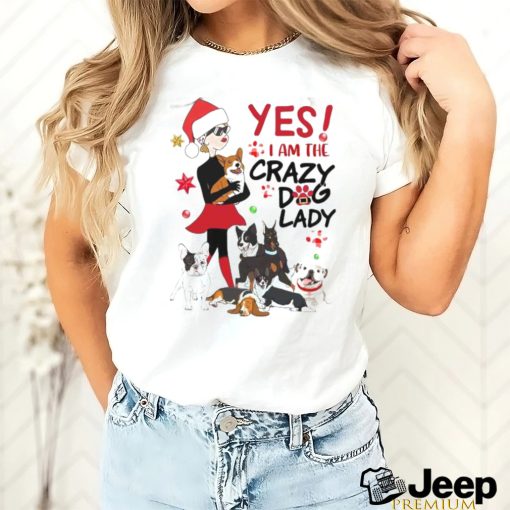 Crazy Dog Lady Christmas Shirt