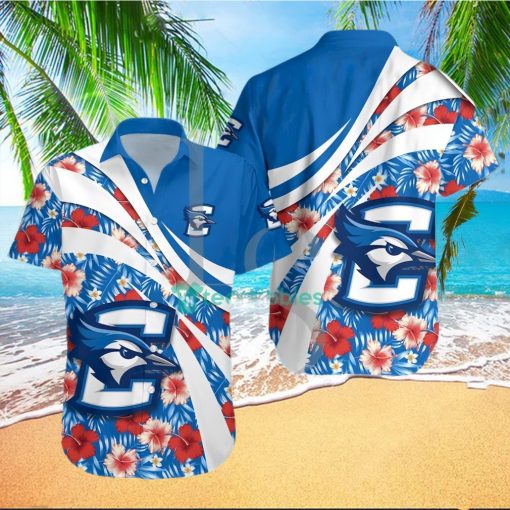 Creighton Bluejays NCAA Hibiscus Tropical Flower Hawaiian Shirt