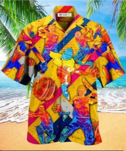 Cricket Life Is Better With Cricket In Blue Hawaiian Shirt