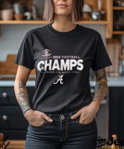 Crimson Alabama Crimson Tide 2023 SEC Football Conference Champions Locker Room Shirt