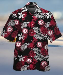 Crimson Tide Alabama Tropical Design Hawaiian Short Sleeve Unique Shirt