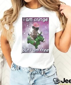 Cringeytees.Com I Am Cringe But I Am Free Dog Shirt