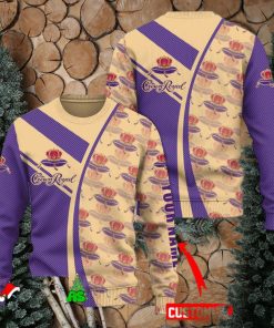 Crown Royal 3D Sweater Sweatshirt AOP For Christmas Gift Men And Women Custom Name