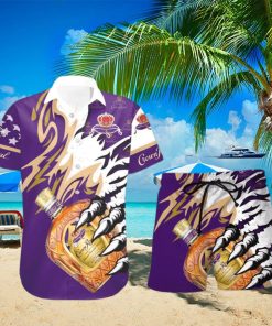 Crown Royal Canadian Whisky Monster Monster Claw Cool Gift Hawaiian Shirt And Shorts Men And Women Summer Gift