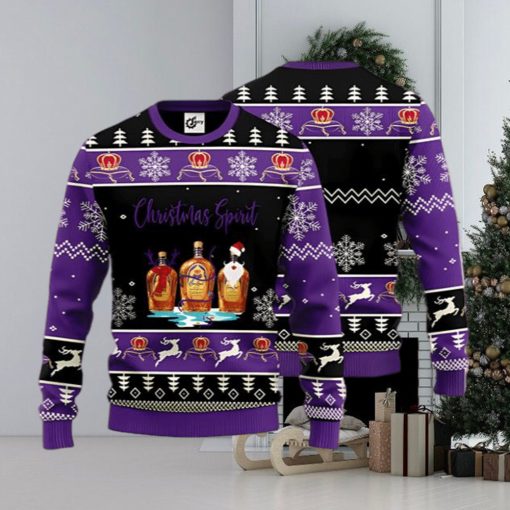 Crown Royal Christmas Spirit Ugly Christmas Sweater