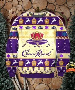 Crown Royal Knitting Pattern Ugly Christmas Holiday Sweater