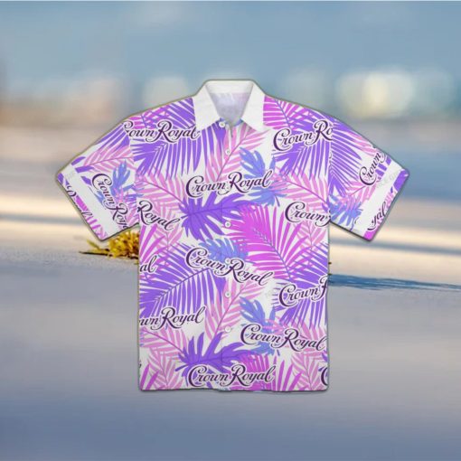 Crown Royal Logo Pattern Luau Beer Hawaiian Shirt For Men And Women