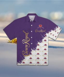 Crown Royal Logo Pattern Paradise Beer Hawaiian Shirt For Men And Women