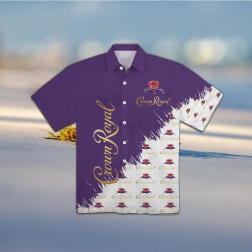 Crown Royal Logo Pattern Paradise Beer Hawaiian Shirt For Men And Women