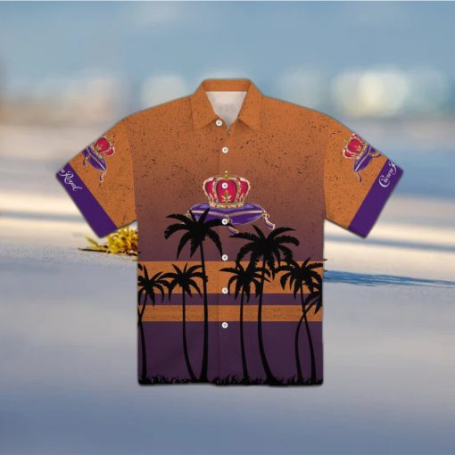 Crown Royal Logo Pattern Print Beer Hawaiian Shirt For Men And Women