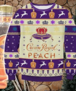 Crown Royal Peach Ugly Sweater