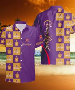 Crown Royal Personalized Name Hawaiian Shirt And Short For Men And Women Summer Holiday Gift