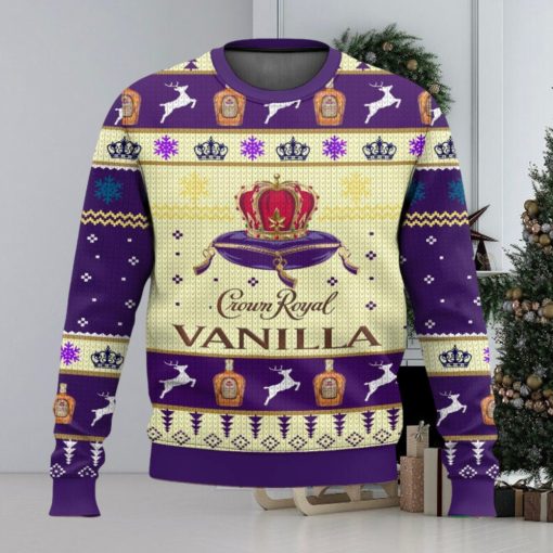 Crown Royal Vanilla Christmas Ugly Sweater Special Gift For Xmas