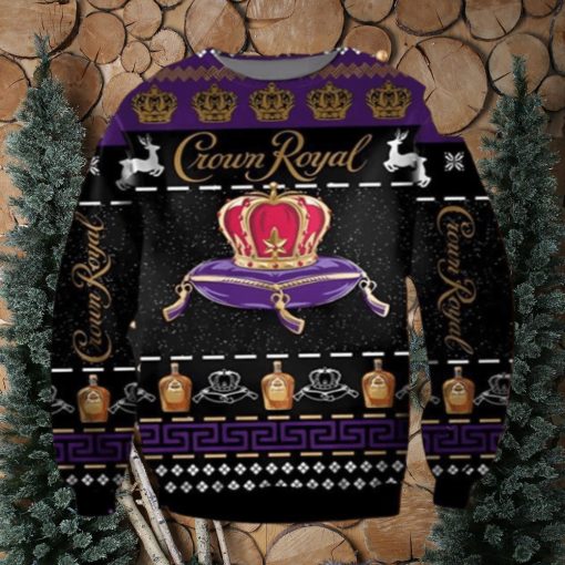 Crown Royal Whiskies Ugly Christmas Sweater Nice Gift For Everyone