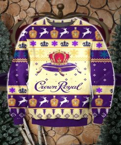 Crown royal whiskey Wool Holiday Sweater