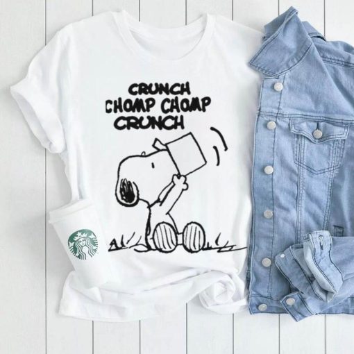 Crunch Chomp Chomp Crunch Snoopy Shirt