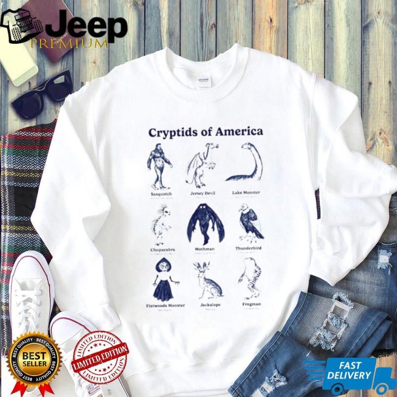 Cryptids of America T shirt