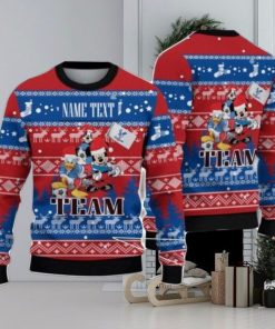 Crystal Palace FC Disney Team Custom Name Ugly Christmas Sweater