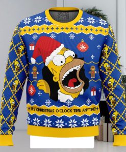 Santa Homer The Simpsons Ugly Christmas Sweater