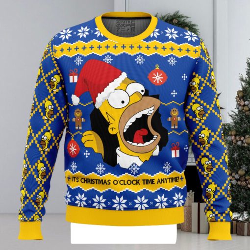 Santa Homer The Simpsons Ugly Christmas Sweater