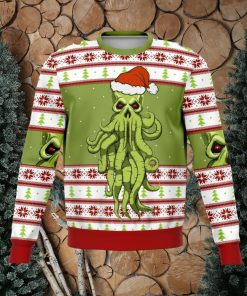 Cthulhu Noel Xmas Knitting Pattern 3D Print Ugly Sweater