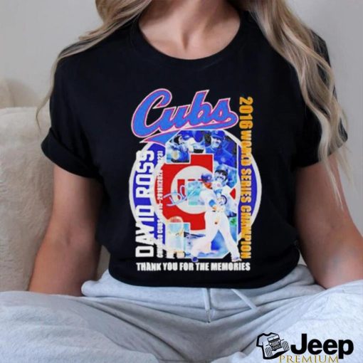 Cubs david ross Chicago Cubs world series champion thank you for the memories signature shirt