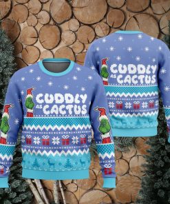 Cuddly as a Cactus Grinch Ugly Christmas Sweater