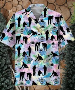 Curling Tropical Hawaiian Shirt