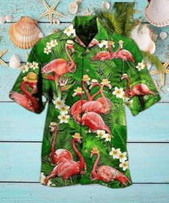 Custom Aloha Fabulous Flamingo Unisex Hawaiian Shirt