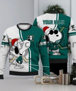 Custom Anaheim Ducks Walking Abbey Road Ugly Christmas Sweater