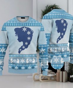 Custom Cosplay Elsa Ugly 3D Sweater AOP Best Gift For Christmas