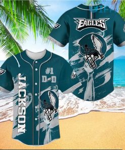 Custom Eagles Baseball Jersey Football Helmet Philadelphia Eagles Gift