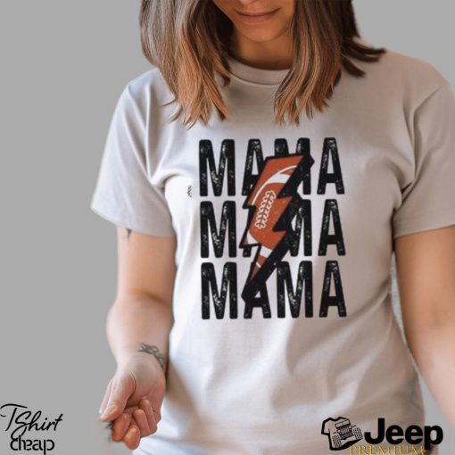 Custom Football Mom Shirt Mama Tee Unisex T shirt