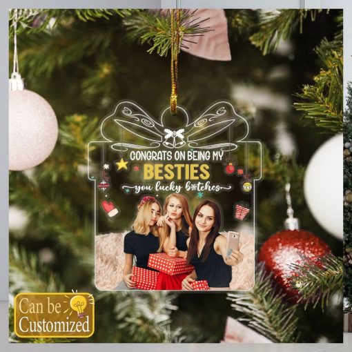 Custom Friends Photo Ornament