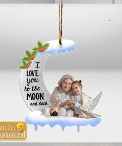 Custom Happy Memories Photo Snow Ornament