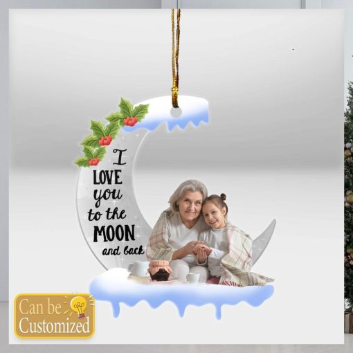 Custom Happy Memories Photo Snow Ornament