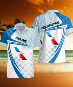 Custom Name 3D All Over Printed american airlines Hawaiian Shirt New Trend Summer Vacation Gift