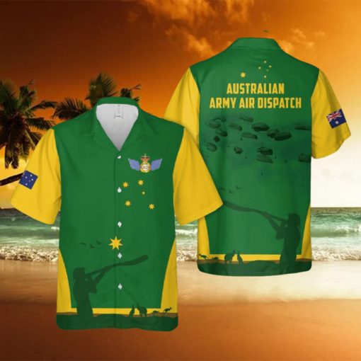 Custom Name Australian Army Air Dispatch Hawaiian Shirt Ideas Gift