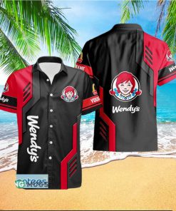 Custom Name Fleece wendy’s Style 7 Logo Trademark 3D Hawaiian Shirt For Men And Women Gift