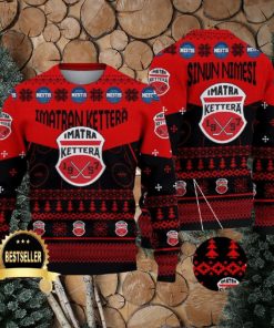 Custom Name Imatran Kettera Ugly Christmas Sweater