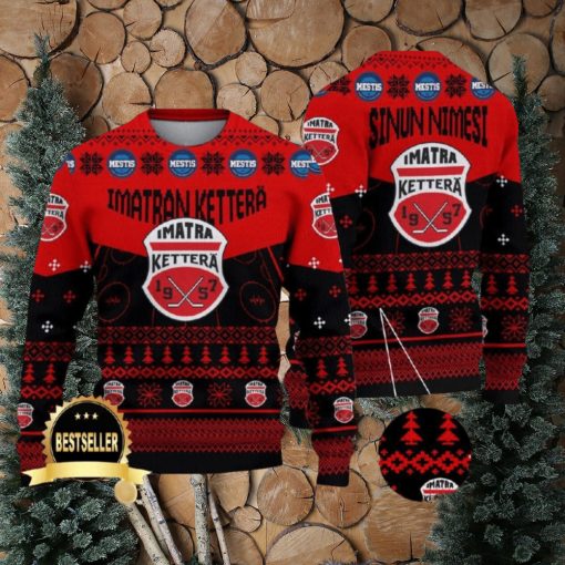 Custom Name Imatran Kettera Ugly Christmas Sweater