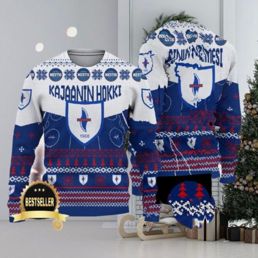 Custom Name Kajaanin Hokki Ugly Christmas Sweater New Logo Gift For Men And Women Fans