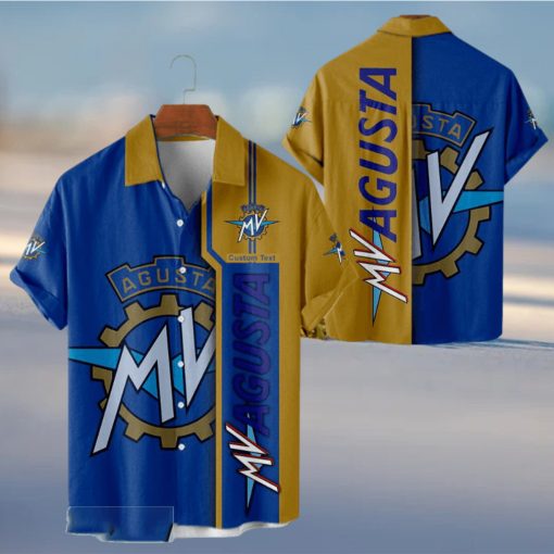 Custom Name MV Agusta Car Combo Hawaiian Shirt And Shorts Fans Logo Car Gift Men And Women