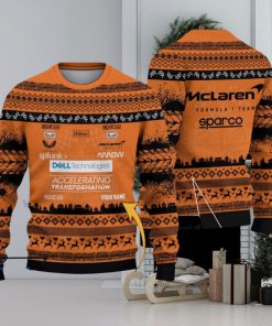 Custom Name McLaren F1 Team Ugly Sweater