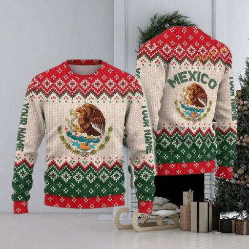 Custom Name Mexican Ugly Christmas Sweater