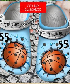 Custom Name Number Basketball Crocs