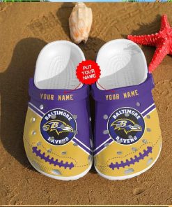 Custom Name Ravens Revolution Clogs Crocs