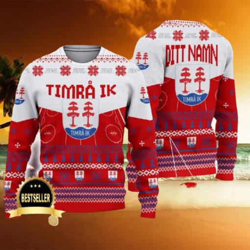 Custom Name Timra IK Ugly Christmas Sweater New Logo Gift For Men And Women Fans