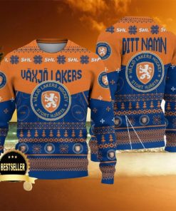 Custom Name Vaxjo Lakers Ugly Christmas Sweater New Logo Gift For Men And Women Fans